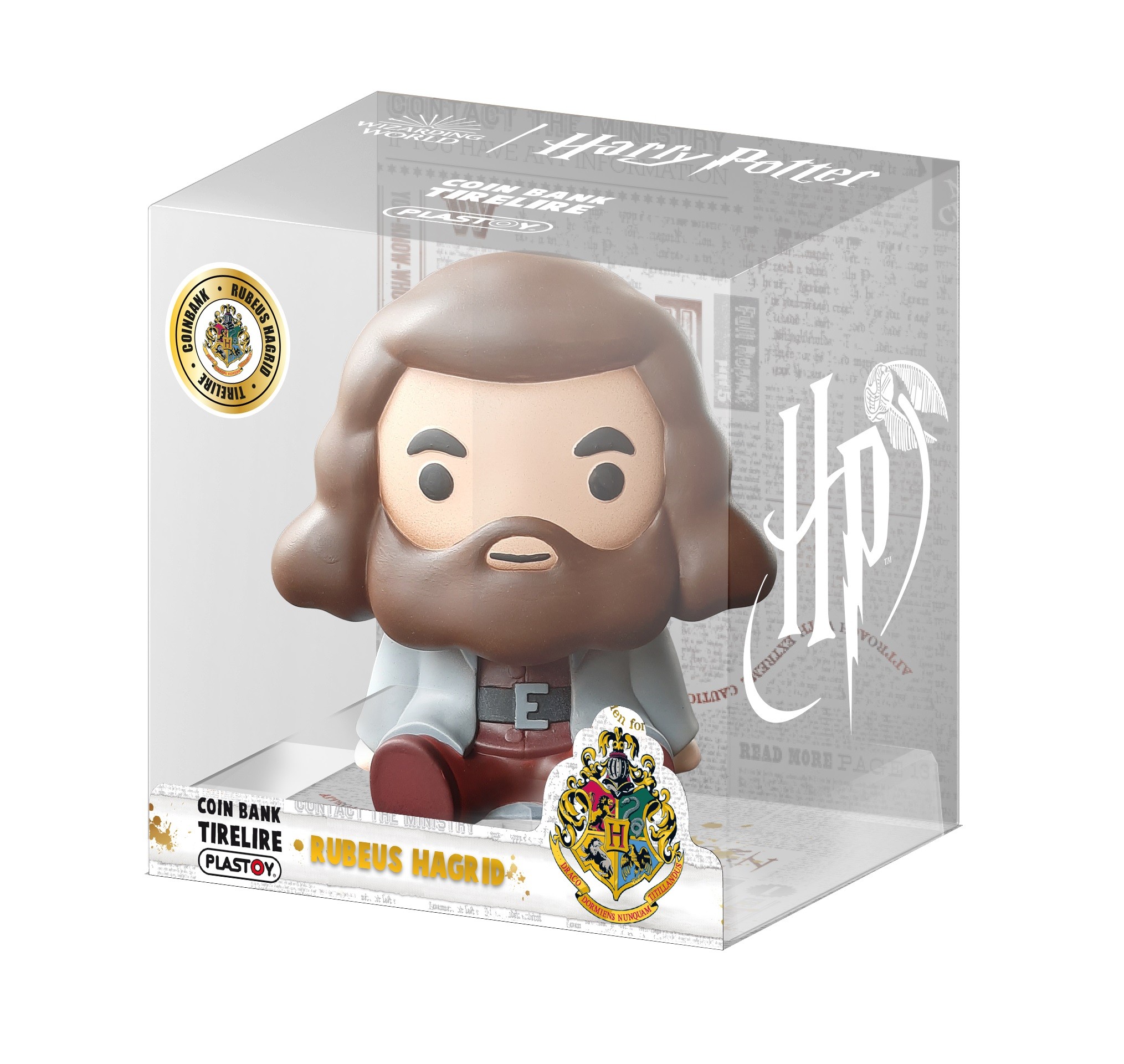 PLASTOY HARRY POTTER RUBEUS HAGRID CHIBI COIN BANK SALVADANAIO