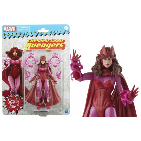 MARVEL LEGENDS RETRO COLLECTION SCARLET WITCH ACTION FIGURE