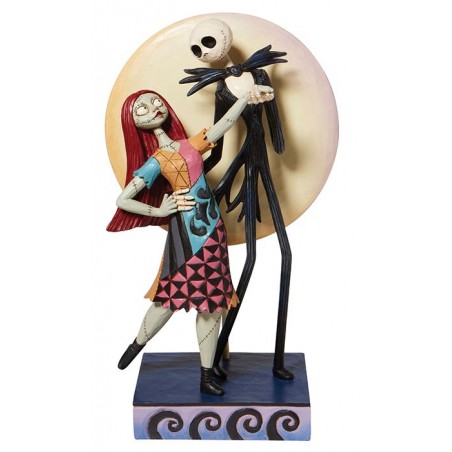 THE NIGHTMARE BEFORE CHRISTMAS SALLY AND JACK STATUE FIGURE