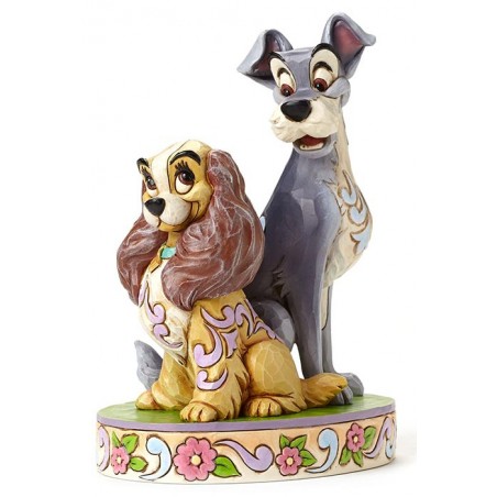 LADY AND THE TRAMP STATUE FIGURE