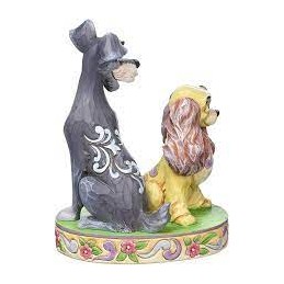 ENESCO LADY AND THE TRAMP STATUE FIGURE