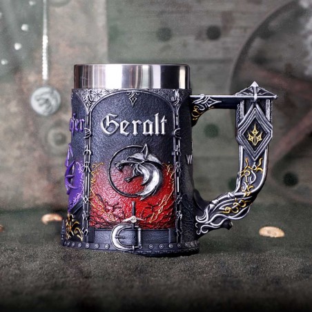 THE WITCHER TRINITY TANKARD BOCCALE RESINA