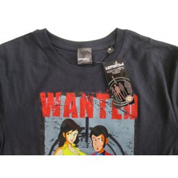 MAGLIA T SHIRT LUPIN THE THIRD WANTED GROUP
