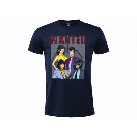 T SHIRT LUPIN THE THIRD WANTED GROUP
