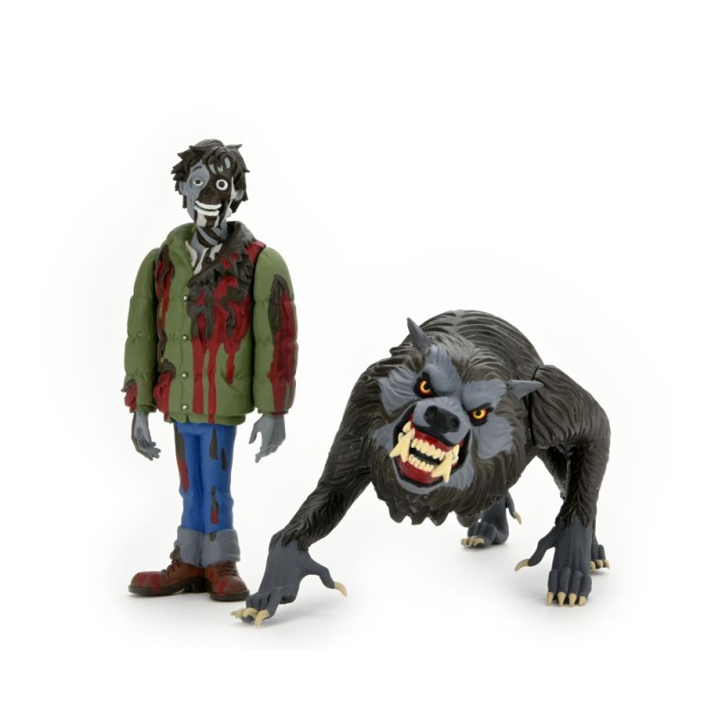 NECA AN AMERICAN WEREWOLF IN LONDON JACK AND WOLF 2-PACK TOONY TERRORS ACTION FIGURES