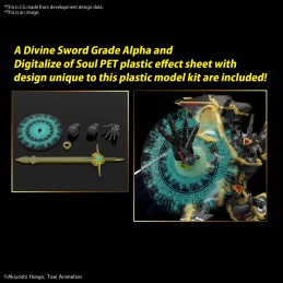 BANDAI DIGIMON FIGURE RISE ALPHAMON AMPLIFIED MODEL KIT FIGURE