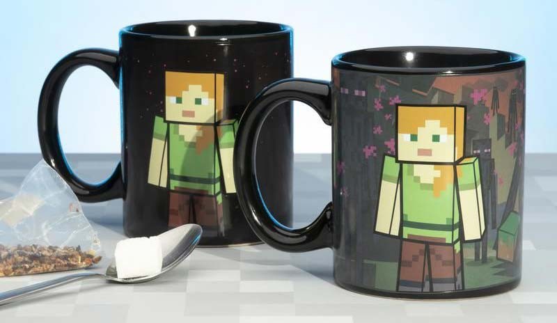 PALADONE PRODUCTS MINECRAFT MUG TAZZA IN CERAMICA CAMBIACOLORE