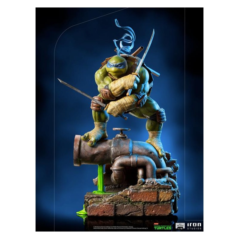 TEENAGE MUTANT NINJA TURTLES LEONARDO BDS ART SCALE 1/10 STATUA FIGURE IRON STUDIOS