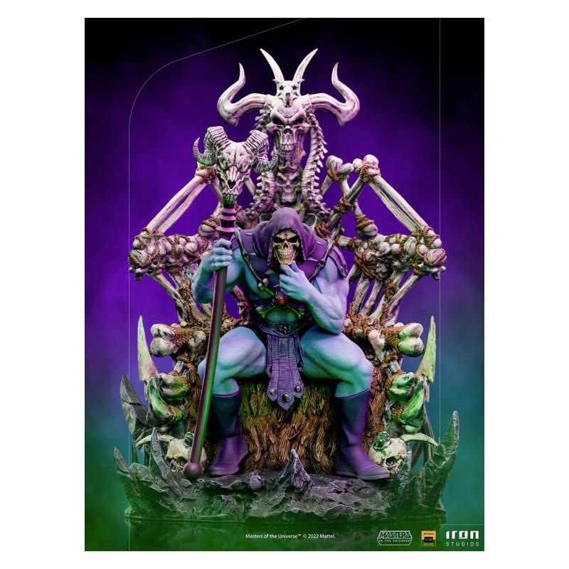 IRON STUDIOS MASTERS OF THE UNIVERSE SKELETOR BDS ART SCALE DELUXE 1/10 STATUE FIGURE