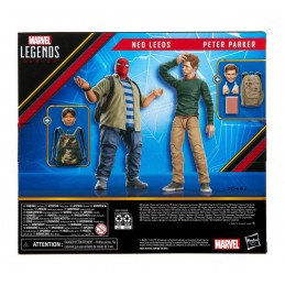 MARVEL LEGENDS SPIDER-MAN HOMECOMING NED & PETER 2-PACK ACTION FIGURE HASBRO