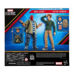 HASBRO MARVEL LEGENDS SPIDER-MAN HOMECOMING NED & PETER 2-PACK ACTION FIGURE