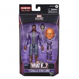 MARVEL LEGENDS WHAT IF...? T'CHALLA STAR-LORD ACTION FIGURE HASBRO