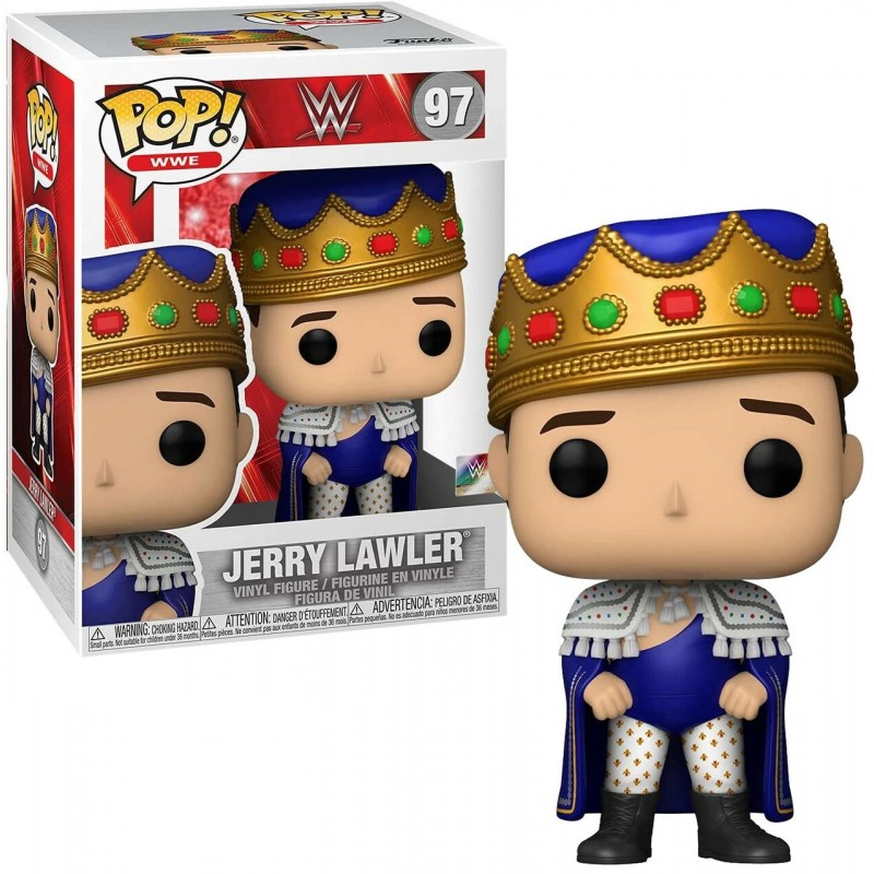 FUNKO POP! WWE JERRY LAWLER BOBBLE HEAD FIGURE FUNKO