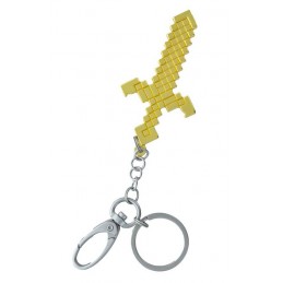 PALADONE PRODUCTS MINECRAFT SWORD BOTTLE OPENER METAL KEYCHAIN KEYRING