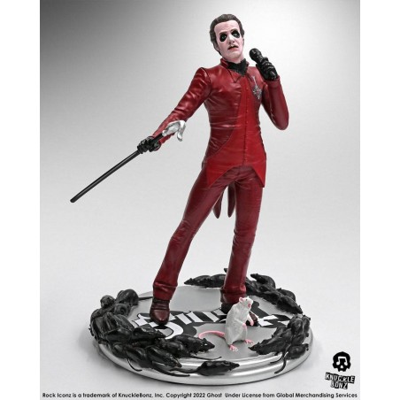 ROCK ICONZ GHOST CARDINAL COPIA RED TUXEDO STATUA FIGURE