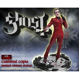 KNUCKLEBONZ ROCK ICONZ GHOST CARDINAL COPIA RED TUXEDO STATUE FIGURE