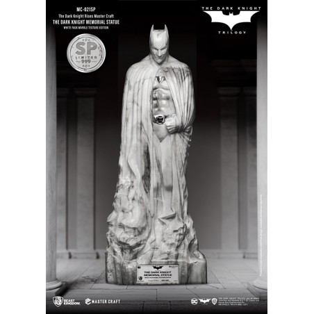 THE DARK KNIGHT RISES MEMORIAL MARBLE TEXTURE 45CM STATUA