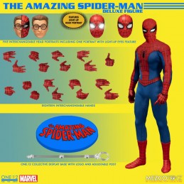 AMAZING SPIDER-MAN DELUXE ONE:12 COLLECTIVE ACTION FIGURE MEZCO TOYS
