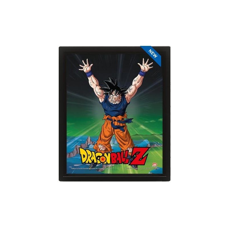 DRAGON BALL POWER LEVELS LENTICULAR 3D POSTER 25X20CM PYRAMID INTERNATIONAL