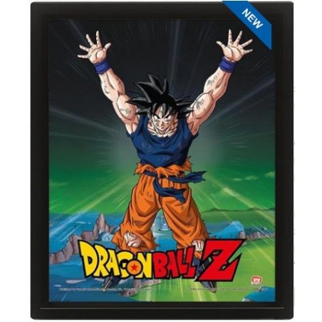 DRAGON BALL POWER LEVELS LENTICULAR 3D POSTER 25X20CM