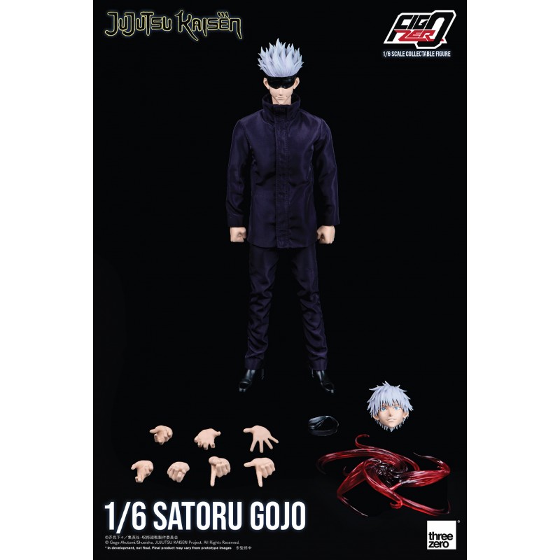 THREEZERO JUJUTSU KAISEN SATORU GOJO 1/6 SCALE ACTION FIGURE THREEZERO JUJUTSU KAISEN SATORU GOJO 1/6 SCALE ACTION FIGURE