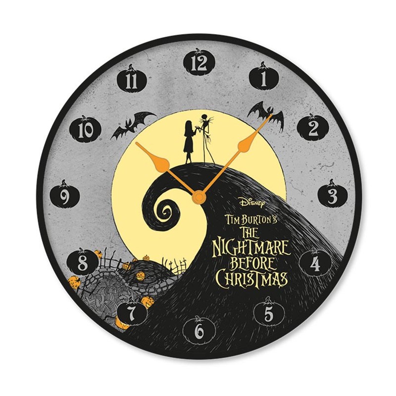 PYRAMID INTERNATIONAL THE NIGHTMARE BEFORE CHRISTMAS WALL CLOCK