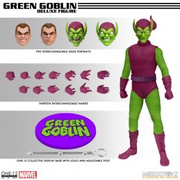 MEZCO TOYS SPIDER-MAN GREEN GOBLIN DELUXE ONE:12 COLLECTIVE ACTION FIGURE