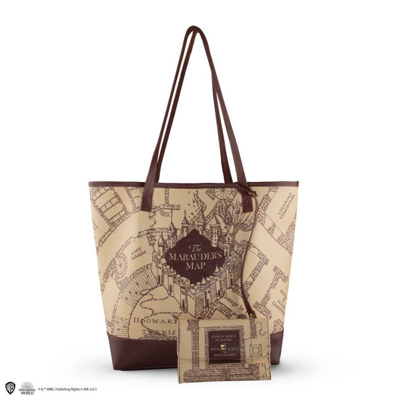 CINEREPLICAS HARRY POTTER MARAUDERS MAP HANDBAG BORSA GRANDE DA DONNA