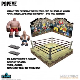MEZCO TOYS POPEYE 5 POINTS POPEYE AND OXHEART BOX SET ACTION FIGURE