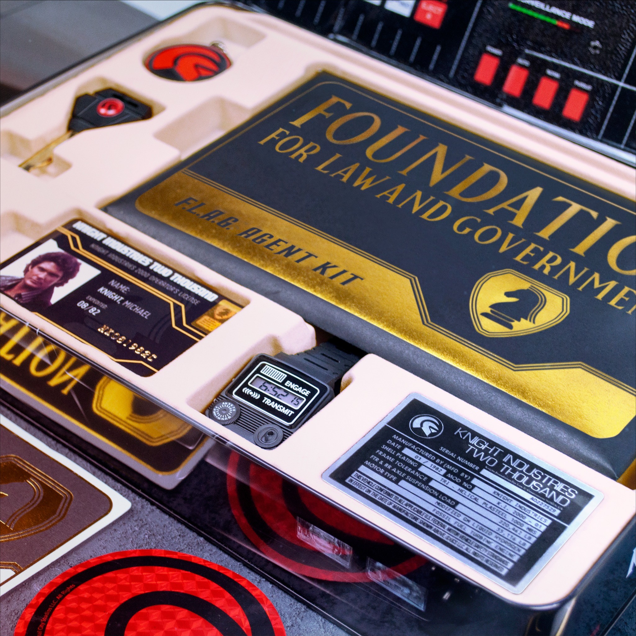 BUY KNIGHT RIDER FLAG AGENT KIT DOCTOR COLLECTOR