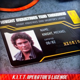 DOCTOR COLLECTOR KNIGHT RIDER FLAG AGENT KIT