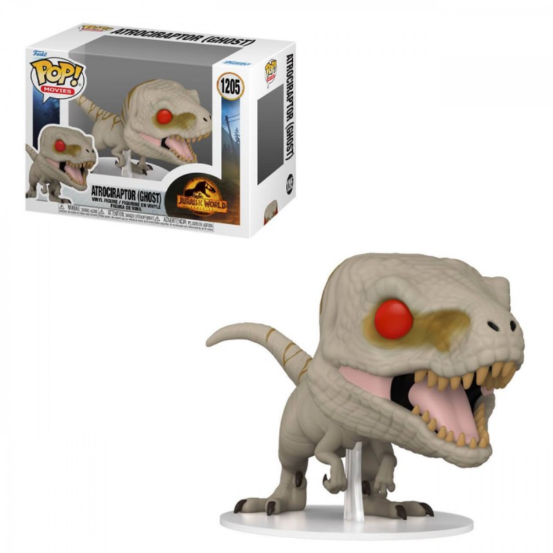 JURASSIC WORLD DOMINION FUNKO POP! ATROCIRAPTOR GHOST FUNKO