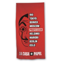 AYMAX LA CASA DE PAPEL BEACH TOWEL 140X70CM