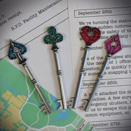 RESIDENT EVIL 2 R.P.D. KEY COLLECTION SET REPLICA FANATTIK