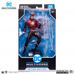 DC MULTIVERSE THE FLASH WALLY WEST ACTION FIGURE MC FARLANE