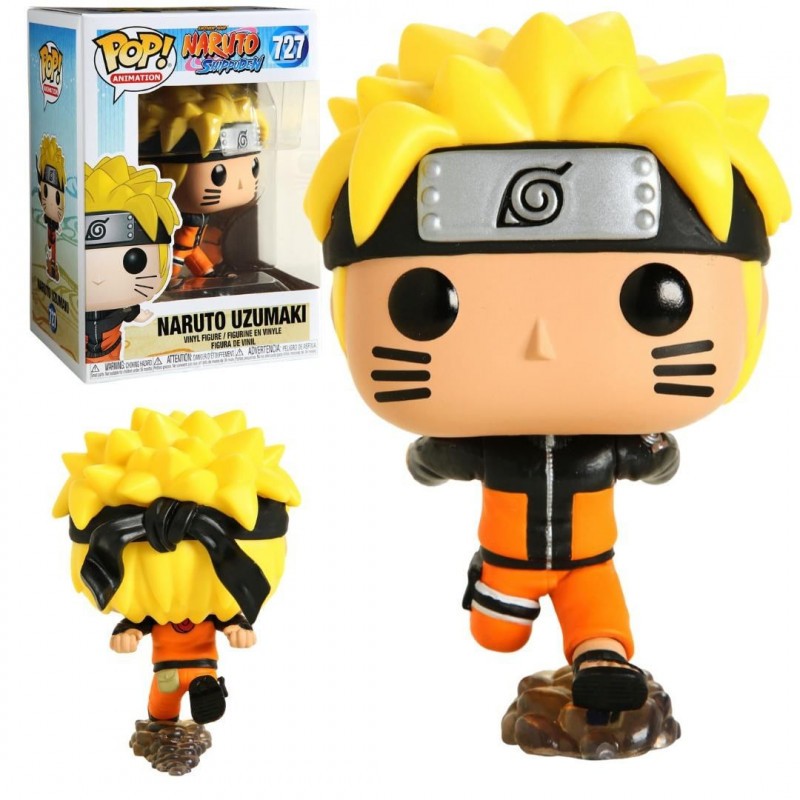Figurine Pop [Exclusive] Naruto : Naruto Running (Metallic) [727