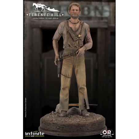 TERENCE HILL TRINITA STATUE 32 CM 1/6 OLD AND RARE RESIN FIGURE