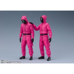 SQUID GAME MASKED WORKER / MANAGER S.H. FIGUARTS ACTION FIGURE BANDAI