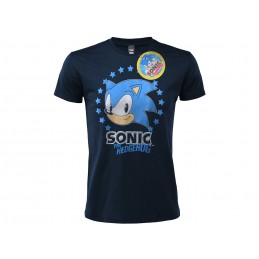 T SHIRT SONIC THE HEDGEHOG BLUE