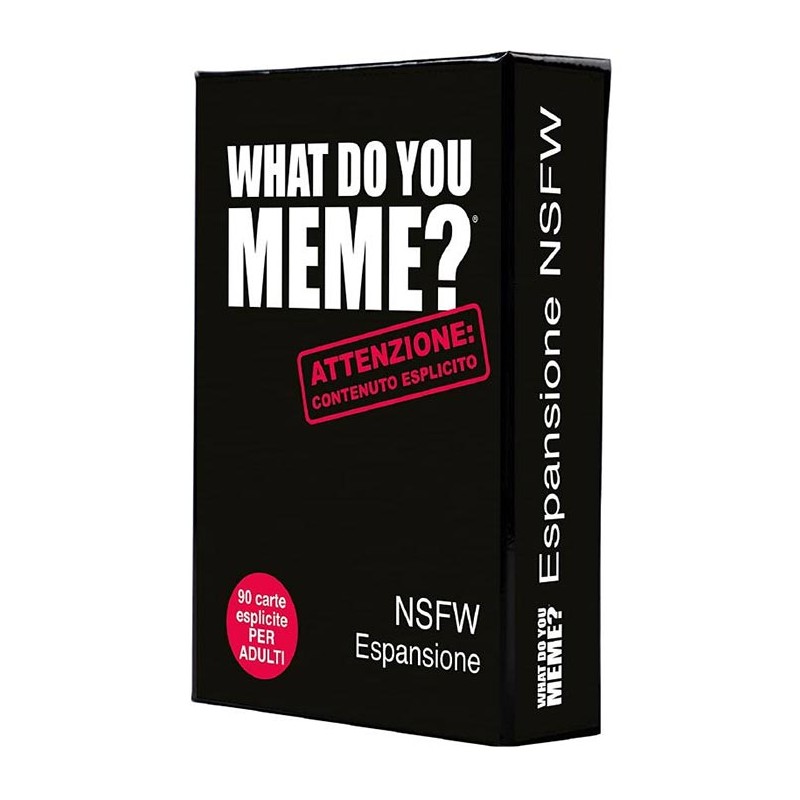 YAS! GAMES WHAT DO YOU MEME? ESPANSIONE NSFW ITALIAN BOARDGAME