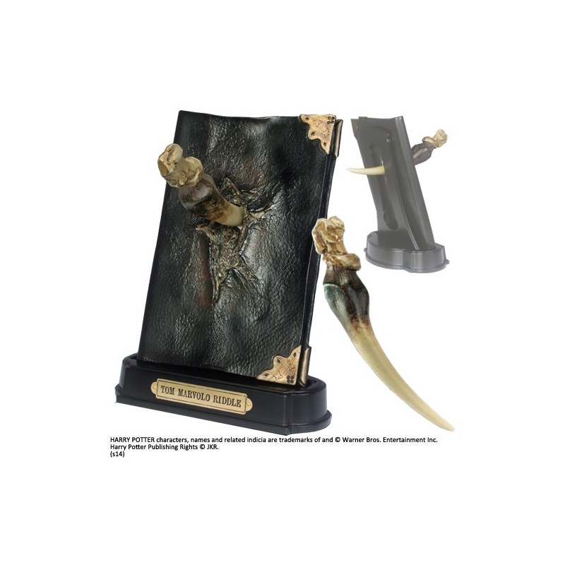 HARRY POTTER - DIARIO TOM RIDDLE DIARY AND BASILISK FANG NOBLE COLLECTIONS HARRY POTTER - DIARIO TOM RIDDLE DIARY AND BASILISK FANG NOBLE COLLECTIONS