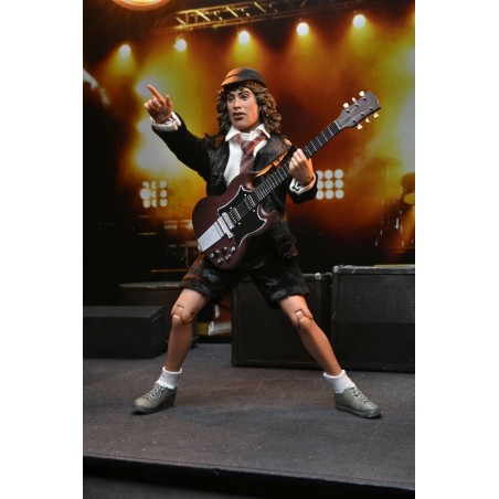 AC/DC ANGUS YOUNG HIGHWAY TO HELL CLOTHED ACTION FIGURE