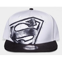 BIOWORLD BASEBALL CAP SUPERMAN WHITE