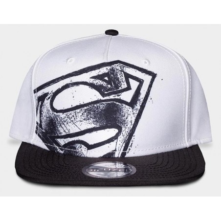 BASEBALL CAP SUPERMAN WHITE