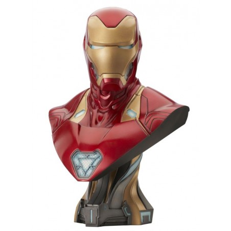 MARVEL AVENGERS ENDGAME IRON MAN MARK 50 BUSTO STATUA