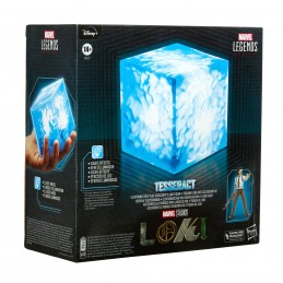 MARVEL LEGENDS TESSERACT LIGHT UP FULL SCALE 1/1 REPLICA STATUA WITH LOKI ACTION FIGURE HASBRO