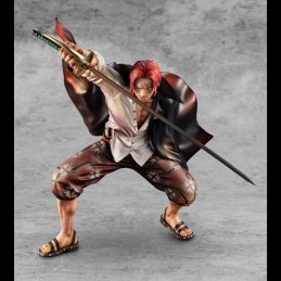 MEGAHOUSE ONE PIECE P.O.P. RED HAIRED SHANKS STATUE FIGURE