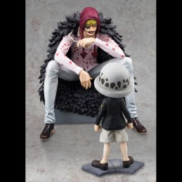 MEGAHOUSE ONE PIECE P.O.P. LIMITED CORAZON AND LAW STATUE FIGURE