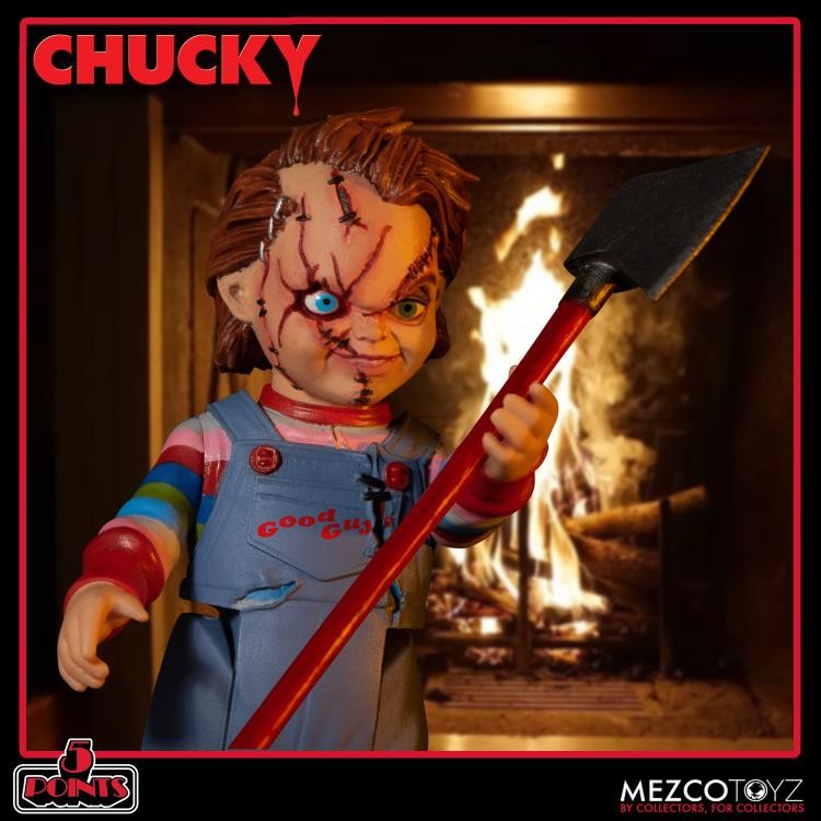 BUY CHUCKY FIGURES DELUXE BOX SET 5 POINTS ACTION FIGURE MEZCO TOYS