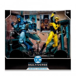 DC MULTIVERSE BLUE BEETLE AND BOOSTER GOLD 2-PACK ACTION FIGURE MC FARLANE